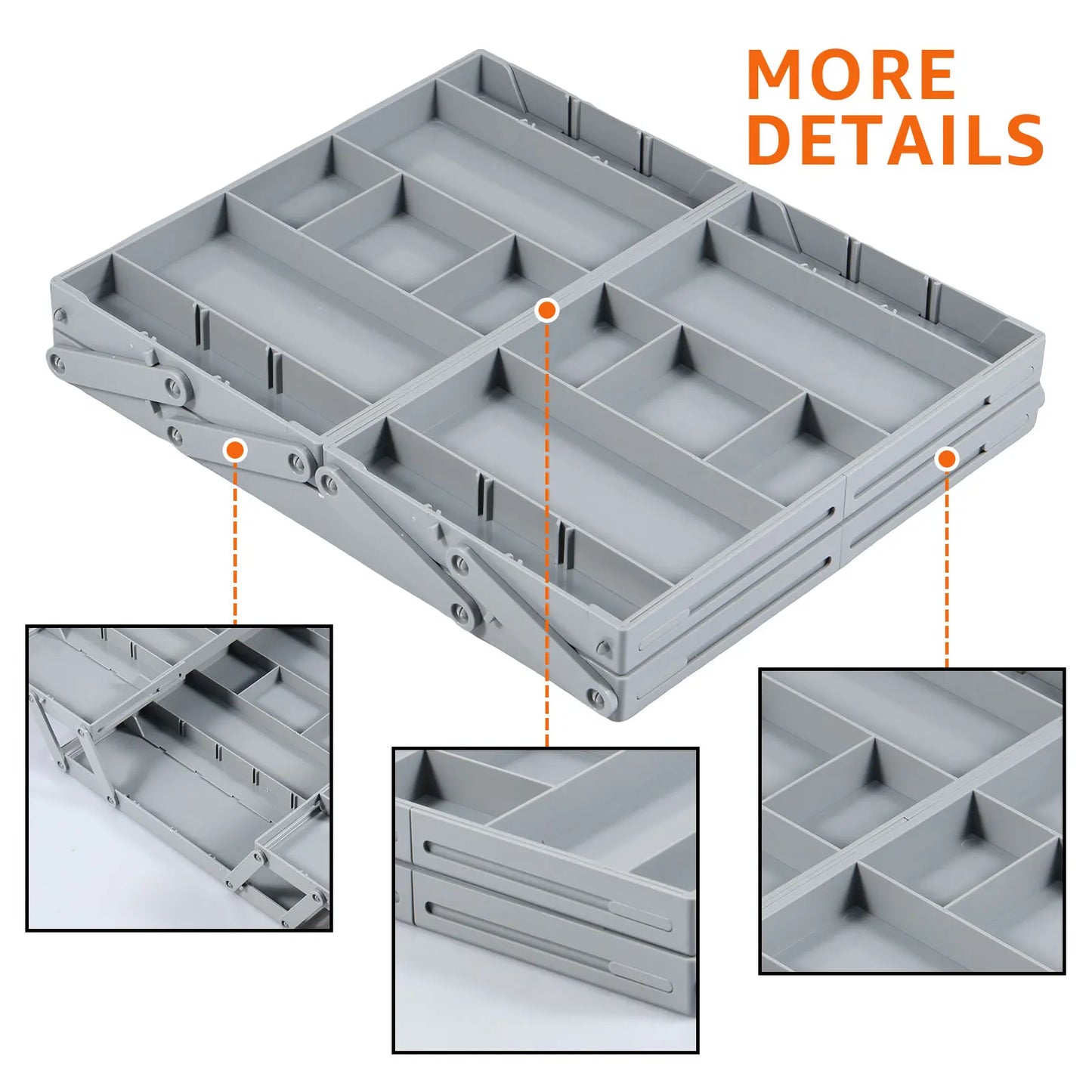 2/3 Tier Jewelry Organizer  Collapsible and Extendable Storage Tray