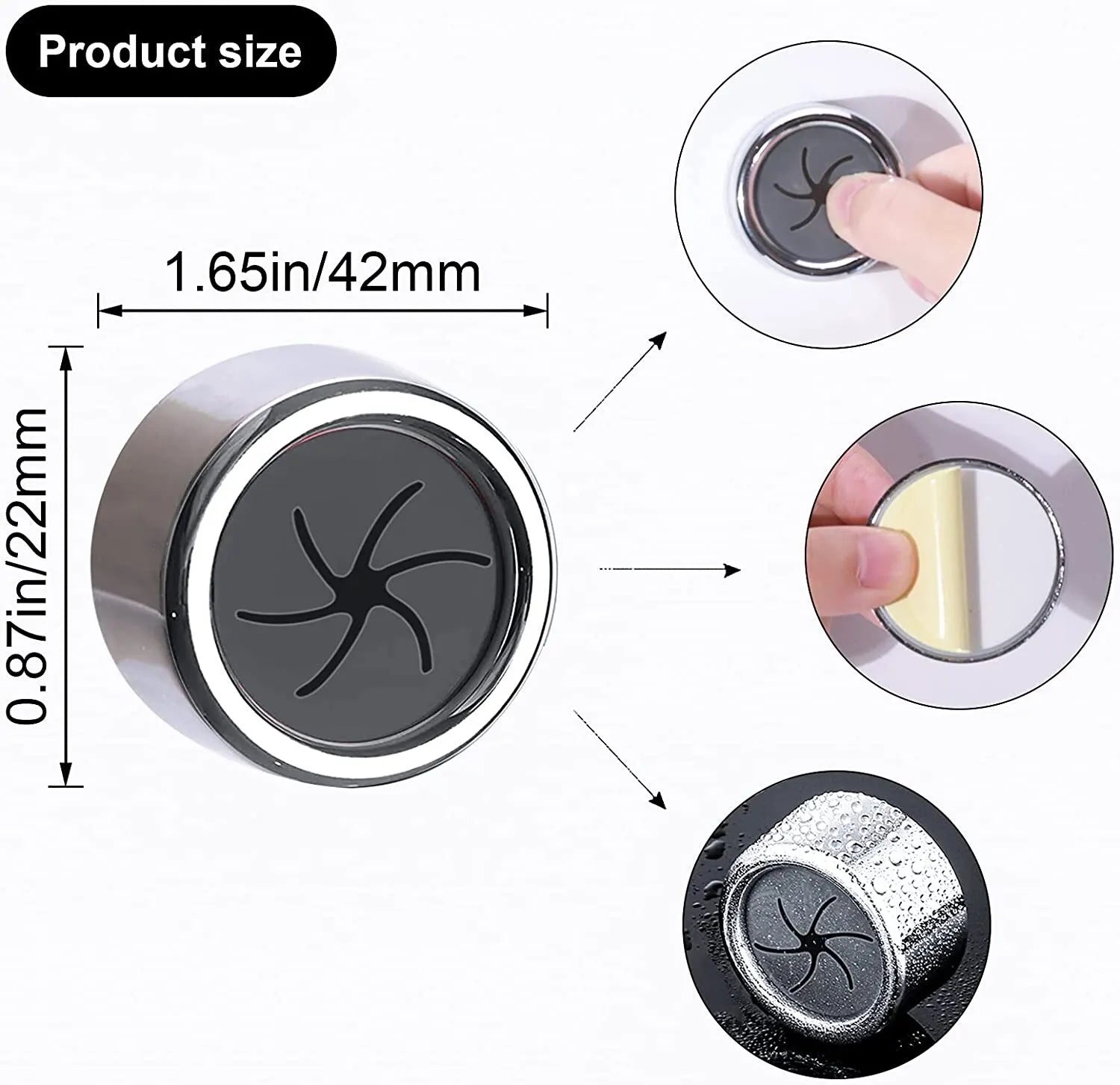 Clips de Cocina 3PCS Sin Taladro para Paños, Gua...


