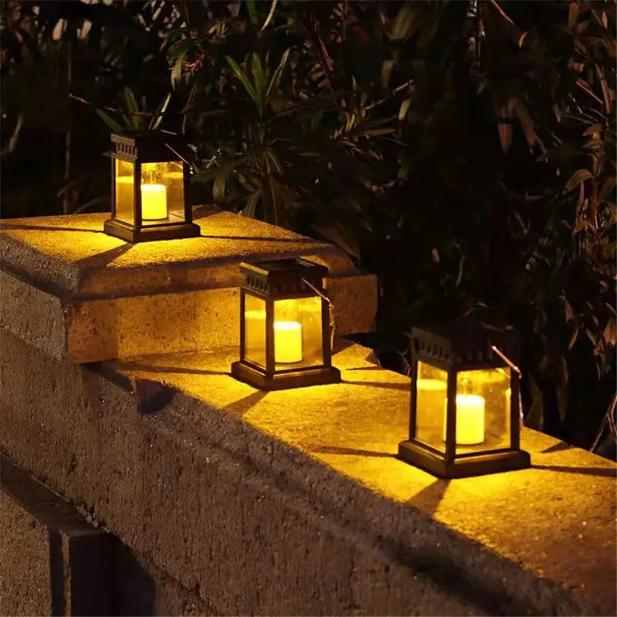Decorative Solar Candle Lamp for Garden & Pathway
